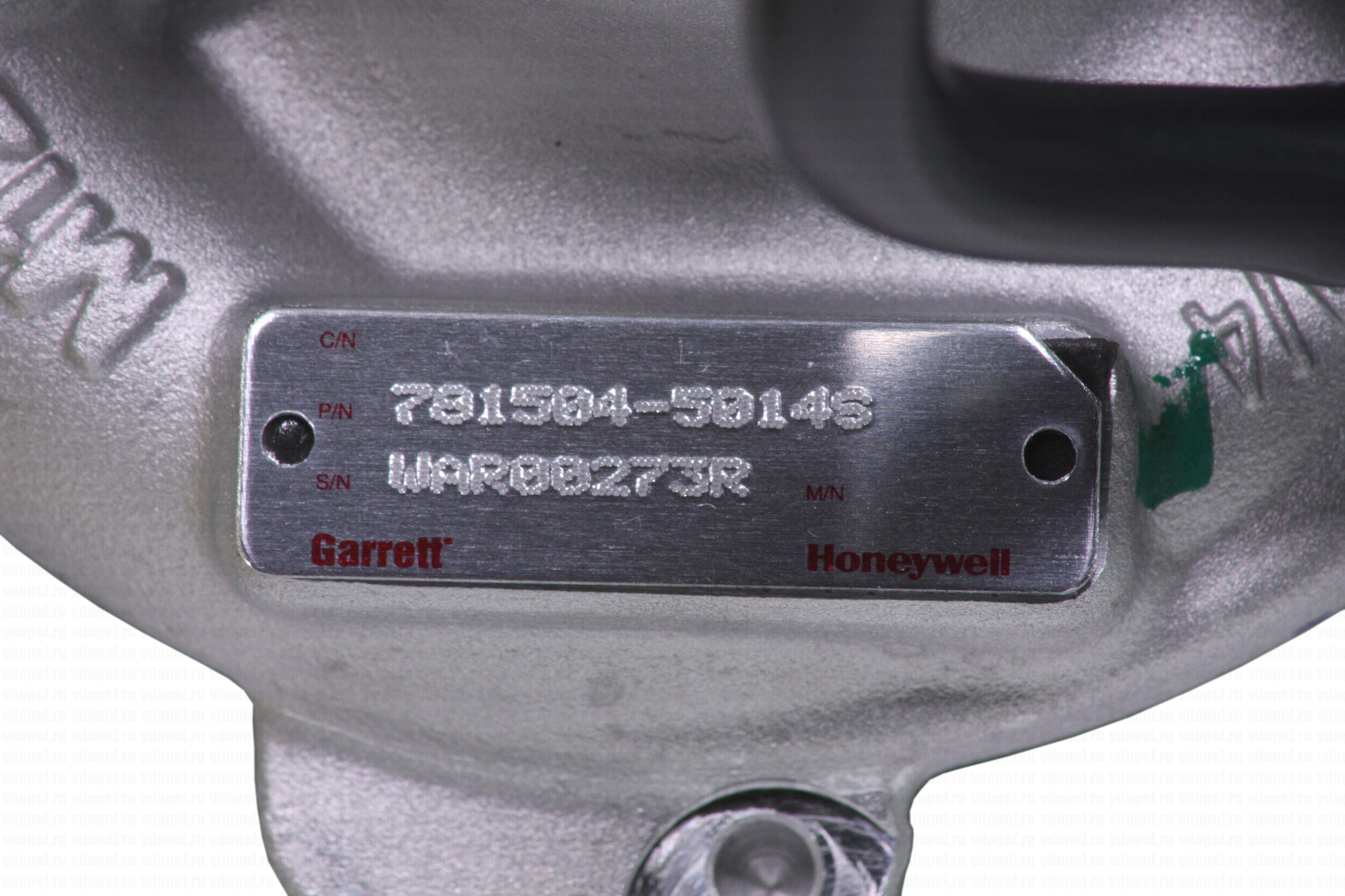 GARRETT 7815045014S  - Турбина 14NEL, NET Opel Chevrolet 