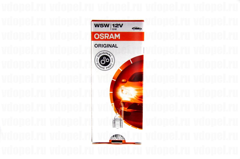 OSRAM 2825  - Лампа. W5W бесцокольная. (OSRAM) 